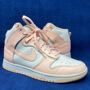 Nike Dunk High Top Sneakers Fashion Casual Shoes DD1869-104 Pink White US 9